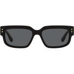 Schwarze Gucci Rechteckige Rechteckige Sonnenbrillen aus Kunststoff für Herren 