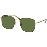 Goldene Gucci Quadratische Sonnenbrillen mit Sehstärke aus Metall für Herren 