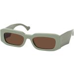 Grüne Gucci Rechteckige Rechteckige Sonnenbrillen aus Kunststoff für Herren 