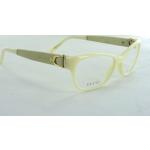 Weiße Safilo Brillenfassungen aus Leder für Damen 
