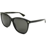 Schwarze Gucci Rechteckige Rechteckige Sonnenbrillen aus Kunststoff für Damen 