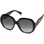 Reduzierte Schwarze Gucci Sonnenbrillen polarisiert für Damen 
