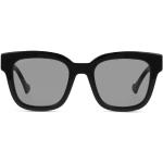 Schwarze Gucci Rechteckige Kunststoffsonnenbrillen für Herren 