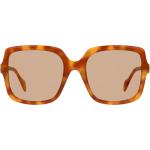 Gucci GG1070S 002 Kunststoff Panto Orange/Braun Sonnenbrille, Sunglasses Orange/Braun Groß