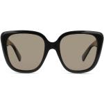 Schwarze Gucci Rechteckige Sonnenbrillen polarisiert aus Kunststoff für Damen 