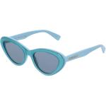 Blaue Gucci Kunststoffsonnenbrillen für Damen 
