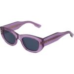 Lila Gucci Rechteckige Kunststoffsonnenbrillen für Damen 