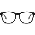 Schwarze Gucci Rechteckige Vollrand Brillen aus Kunststoff für Herren 