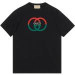 Schwarze Kurzärmelige Gucci T-Shirts für Herren Größe XXL für den für den Sommer 