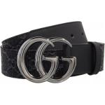 Gucci Gürtel - GG Marmont Belt - Gr. 100 - in Grau - für Damen