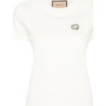 Weiße Gucci T-Shirts aus Baumwolle für Damen Größe L 