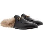 Gucci Loafers & Ballerinas - Princetown Slipper Horsebit Detail Leather - Gr. 39 (EU) - in Schwarz - für Damen