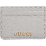 Gucci Portemonnaie - Logo Lettering Card Holder - Gr. unisize - in Grau - für Damen