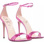 Pinke Gucci High Heels & Stiletto-Pumps aus Leder für Damen Größe 39 