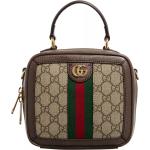 Beige Gucci Ophidia Lederhandtaschen aus Leder für Damen mini 