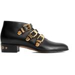 Schwarze Gucci Ankle Boots & Klassische Stiefeletten mit Schnalle für Damen Größe 41,5 