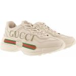 Gucci Sneakers - Rhyton Gucci Logo Sneaker Leather - Gr. 40 (EU) - in Weiß - für Damen
