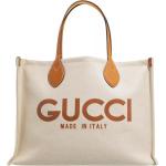 Beige Gucci Print Lederhandtaschen aus Leder für Damen 