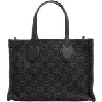 Schwarze Gucci Ophidia Lederhandtaschen aus Leder für Damen medium 