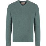 Reduzierte Grüne Gucci V-Ausschnitt Wollpullover aus Wolle für Herren Größe L 