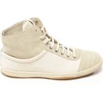 Weiße Vintage Gucci High Top Sneaker & Sneaker Boots aus Leder für Damen Größe 38 