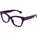 Reduzierte Violette Gucci Brillenfassungen für Herren 