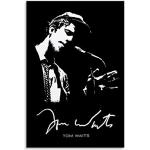 GUCII Tom Waits Jazz Piano Leinwand Kunst Poster und Wandkunst Bilddruck Moderne Familienzimmer Dekor Poster 20x30inch(50x75cm)
