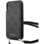 Graue Elegante Guess iPhone XR Cases aus Kunststoff 