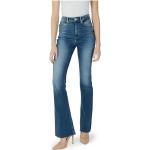 Reduzierte Blaue Unifarbene Guess Bootcut Jeans mit Reißverschluss aus Baumwolle für Damen Weite 26 für den für den Sommer 