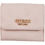 Rosa Unifarbene Guess Brieftaschen aus Kunstleder für Damen 