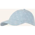 Blaue Guess Snapback-Caps mit Glitzer aus Polyester für Damen Einheitsgröße 