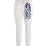 Reduzierte Weiße Elegante Guess Skinny Jeans mit Reißverschluss aus Denim für Damen 
