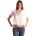 Reduzierte Weiße Guess T-Shirts aus Baumwolle für Damen Größe S 