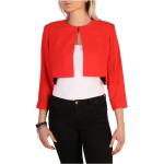 Reduzierte Rote Unifarbene Guess Damenblazer aus Polyester Handwäsche Größe XL für den für den Sommer 
