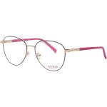 Pinke Brillenfassungen aus Metall für Damen 
