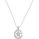 Silberne Guess Silberketten mit Namen glänzend aus Silber mit Zirkonia für Damen 