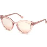 Rosa Guess Verspiegelte Sonnenbrillen für Damen 