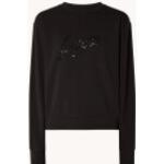 Khakifarbene Guess Damensweatshirts aus Baumwollmischung Größe M für den für den Herbst 