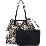 Guess Damen Vikky Large Tote Bag, Leopard Multi, S