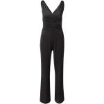 Reduzierte Schwarze Ärmellose Guess V-Ausschnitt Damenjumpsuits & Damenoveralls mit Reißverschluss aus Polyester Größe M 