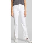 Offwhitefarbene Unifarbene Guess 1981 5-Pocket Jeans aus Denim für Damen Größe XXL Weite 26 