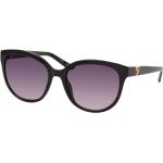 Schwarze Guess Runde Sonnenbrillen mit Sehstärke aus Kunststoff für Damen 