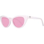 Weiße Guess Cateye Sonnenbrillen für Damen 