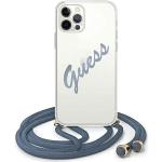 Blaue Guess iPhone 12 Pro Max Hüllen durchsichtig 