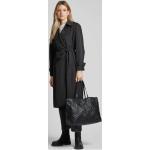 Schwarze Gesteppte Guess Vikky Damenschultertaschen & Damenshoulderbags mit Reißverschluss aus PU klein 