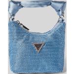Hellblaue Guess Tote Bags & Henkeltaschen mit Reißverschluss aus Polyester für Damen 