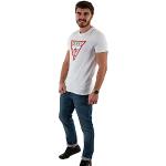 Reduzierte Schwarze Kurzärmelige Guess T-Shirts für Herren Größe XL 