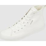 Weiße Guess High Top Sneaker & Sneaker Boots mit Schnürsenkel aus Leder für Damen Größe 41 