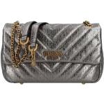 Guess Jania Schultertasche 26 cm pewter