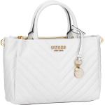 Guess Jania Society Satchel in White (8 Liter), Handtasche
